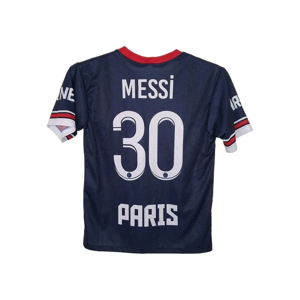 PSG  Paris Saint-Germain Lionel Messi #30 Soccer Jersey Navy Youth Large